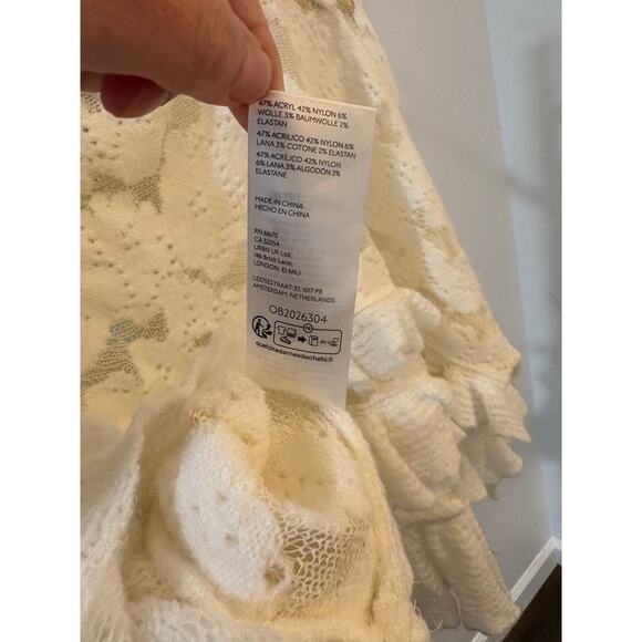 Anthropologie Oversized Ruffle Sweater - Picture 7 of 7